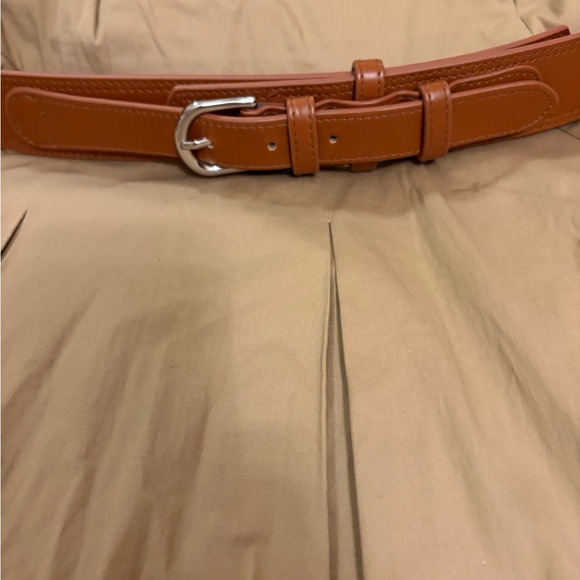 Elegant Tan Sleeveless Dress - Picture 8 of 14